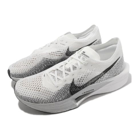 競速跑鞋 ZoomX Vaporfly Next% 3 男鞋 回彈 碳板 白 灰 運動鞋 DV4129-100
