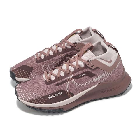 防水越野跑鞋 Wmns React Pegasus Trail 4 GTX 女鞋 紫 戶外 機能 DJ7929-201
