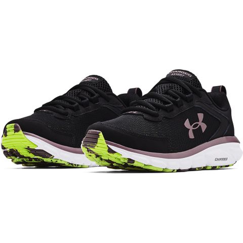 【UNDER ARMOUR】UA 女 Charged Assert 9 Marble 慢跑鞋
