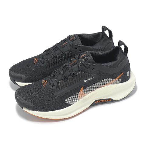 越野跑鞋 Wmns Pegasus Trail 5 GTX 女鞋 黑 橘 防水 機能 戶外 FQ0912-005