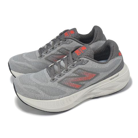 慢跑鞋 Fresh Foam X 880 V15 4E 超寬楦 男鞋 灰 紅 緩衝 運動鞋 NB M880T15-4E