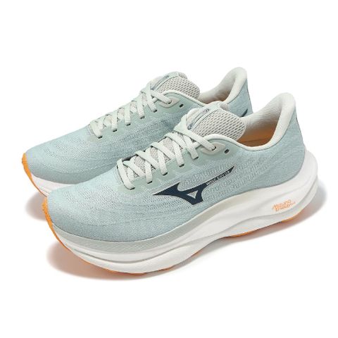 慢跑鞋 Wave Sky 9 超寬楦 男鞋 灰 黑 高緩衝 穩定 運動鞋 美津濃 J1GC2511-03