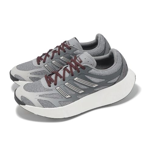 慢跑鞋 Adizero Aruku 男鞋 灰 紅 厚底 緩震 運動鞋 愛迪達 JH8116