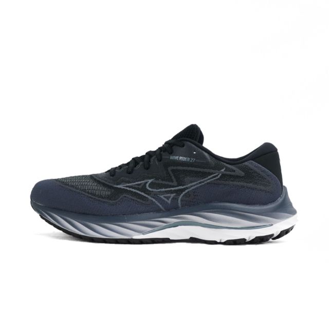  Mizuno Wave Rider 27 SSW [J1GC237502] 男 慢跑鞋 運動 路跑 平穩 舒適 深藍