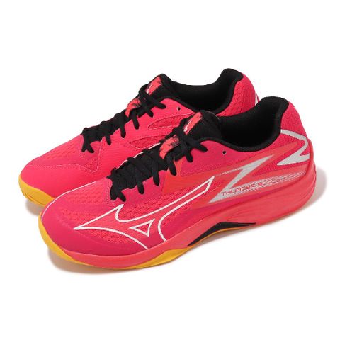 MIZUNO 美津濃 排球鞋 Thunder Blade Z 男鞋 女鞋 紅 橘 入門款 室內運動 羽排鞋 V1GA2370-02