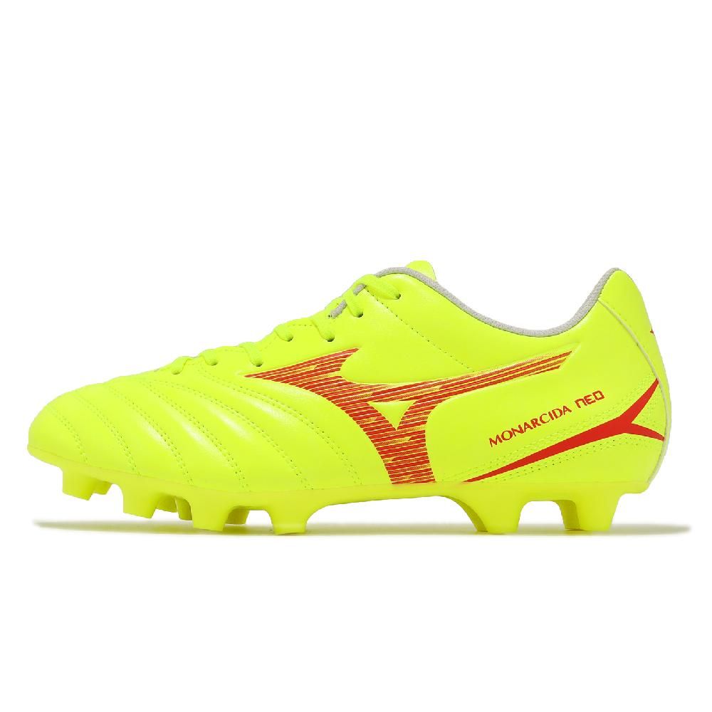 MIZUNO 美津濃   足球鞋 Monarcida Neo III Select Wide 男鞋 寬楦 黃 人工草皮 P1GA2425-45