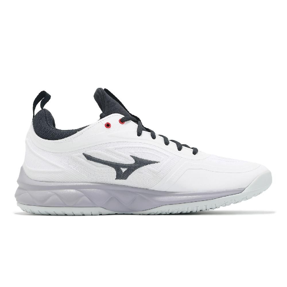 MIZUNO 美津濃 排球鞋 Wave Luminous 3 男鞋 白 灰 緩衝 襪套 室內運動 羽排鞋 V1GA2420-21
