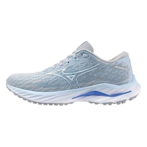 Mizuno Wave Inspire 20 SW [J1GD244625] 女 慢跑鞋 運動 路跑 超寬楦 支撐 淺藍