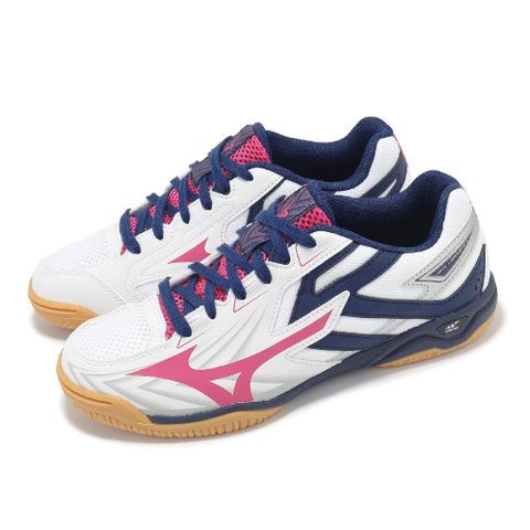 MIZUNO 美津濃 Mizuno 美津濃 桌球鞋 Wave Kaiserburg 8 寬楦 女鞋 室內運動鞋 羽排鞋 81GA2420-04