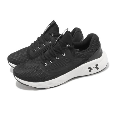 Under Armour 慢跑鞋 Charged Vantage 2 男鞋 黑 白 支撐 路跑 運動鞋 UA 3024873001