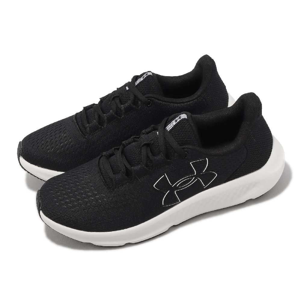 Under Armour  安德瑪 慢跑鞋 Charged Pursuit 3 BL 男鞋 黑 白 緩震 運動鞋 UA 3026523001