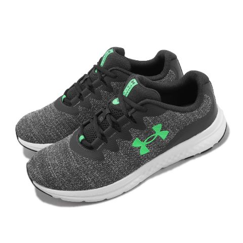 Under Armour 安德瑪 慢跑鞋 Charged Impulse 3 Knit 男鞋 灰 綠 路跑 運動鞋 UA 3026682103