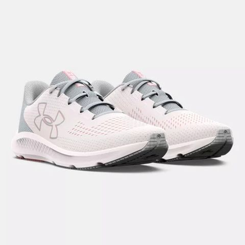 Under Armour UA 女 Charged Pursuit 3 BL 慢跑鞋-白-3026523-101