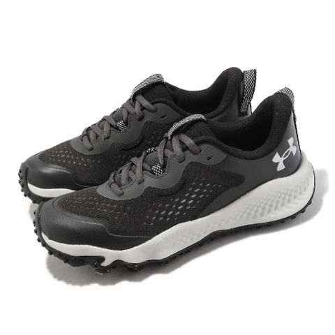 Under Armour 安德瑪 越野跑鞋 Charged Maven Trail 女鞋 黑 灰 緩震 運動鞋 UA 3026143101