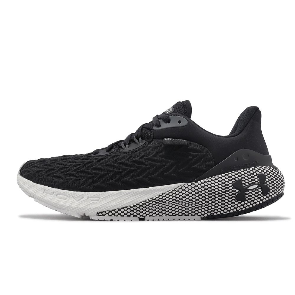 Under Armour  安德瑪 慢跑鞋 HOVR Machina 3 Clone 男鞋 黑 白 緩衝 支撐 路跑 UA 3026729003