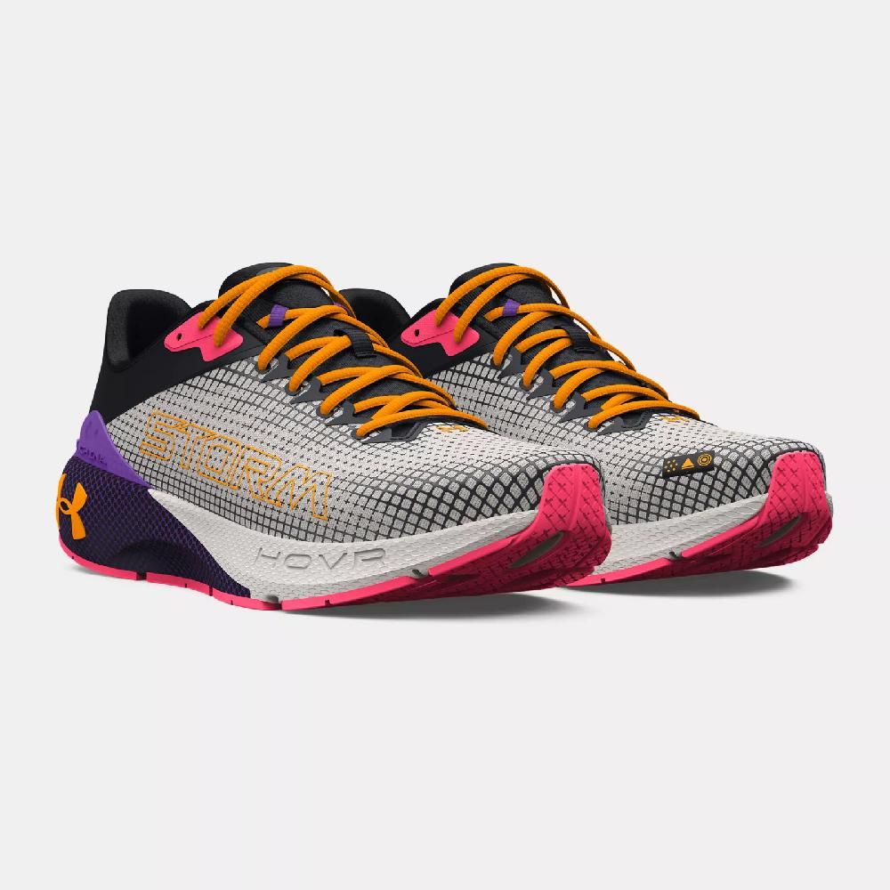 Under Armour  安德瑪 防潑水慢跑鞋 HOVR Machina Storm 女鞋 灰黑 紫 運動鞋 UA 3026551300