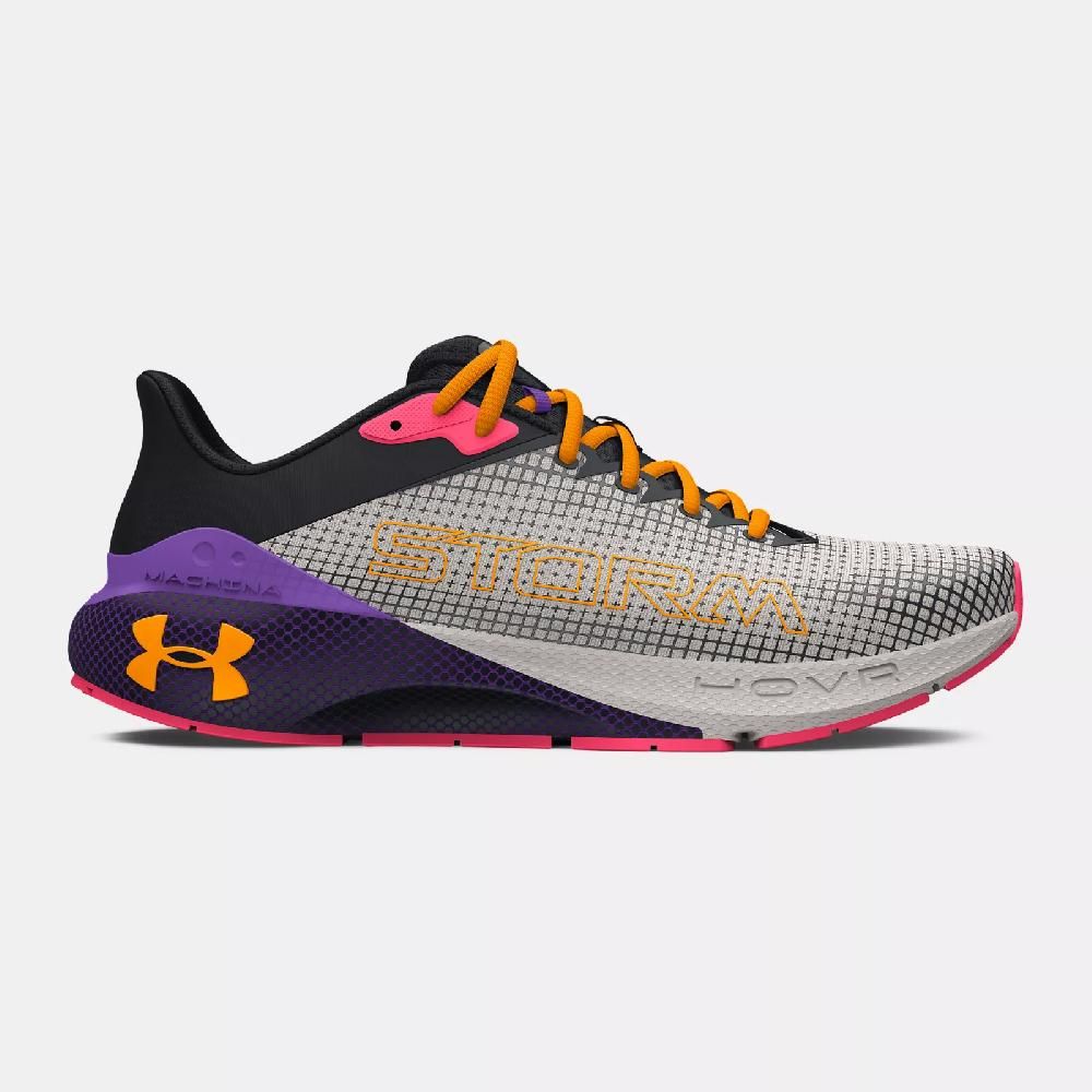 Under Armour  安德瑪 防潑水慢跑鞋 HOVR Machina Storm 女鞋 灰黑 紫 運動鞋 UA 3026551300