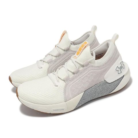 Under Armour 安德瑪 慢跑鞋 HOVR Phantom 3 SE Suede 男鞋 米白 麂皮 襪套 緩衝 運動鞋 UA 3026651100