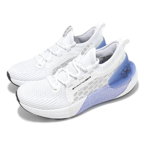 Under Armour Under Armour 安德瑪 慢跑鞋 HOVR Phantom 3 SE 女鞋 白 紫 針織 襪套 運動鞋 UA 3026584108