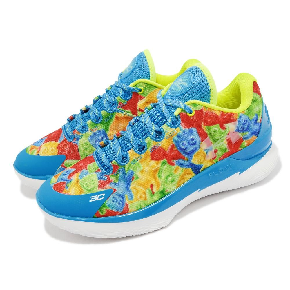 Under Armour 籃球鞋Curry 1 Low Flotro 男鞋彩色軟糖Sour Then Sweet