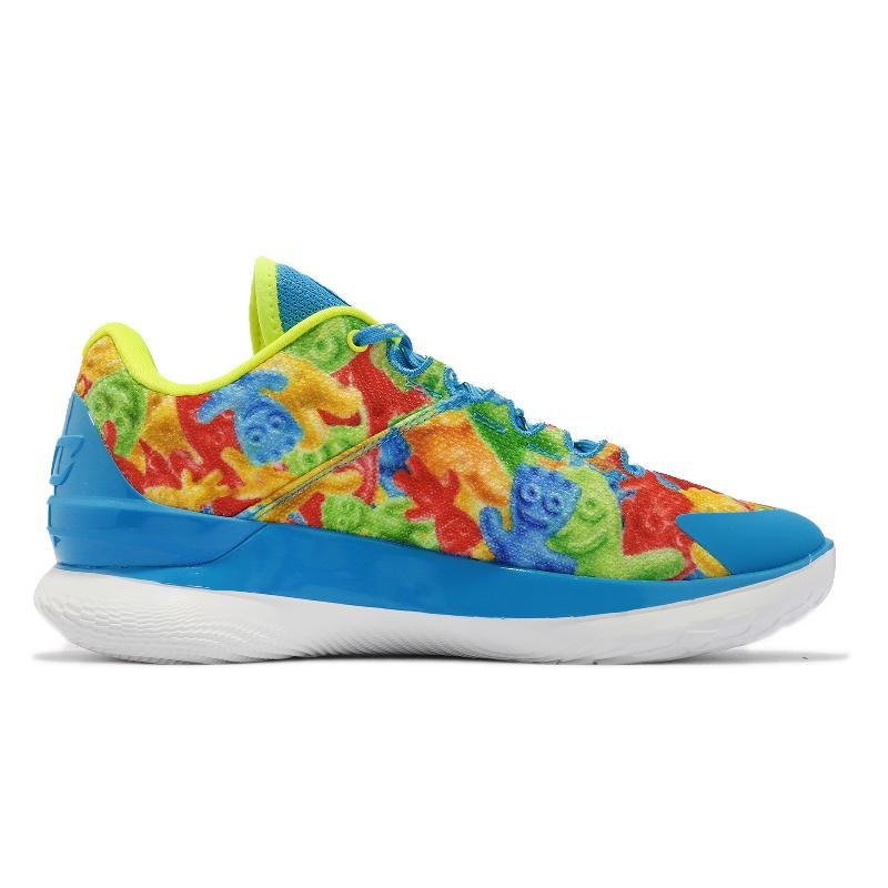 Under Armour 籃球鞋Curry 1 Low Flotro 男鞋彩色軟糖Sour Then Sweet