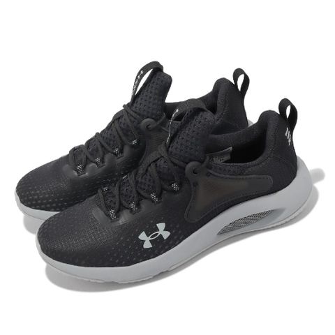 Under Armour 安德瑪 訓練鞋 HOVR Rise 4 黑 灰 男鞋 運動鞋 緩震 穩定 健身 UA 3025565001