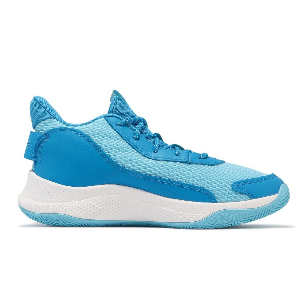 Under Armour  安德瑪 籃球鞋 Curry 3Z7 男鞋 藍 白 Curry 咖哩 子系列 緩衝 高筒 運動鞋 UA 3026622401