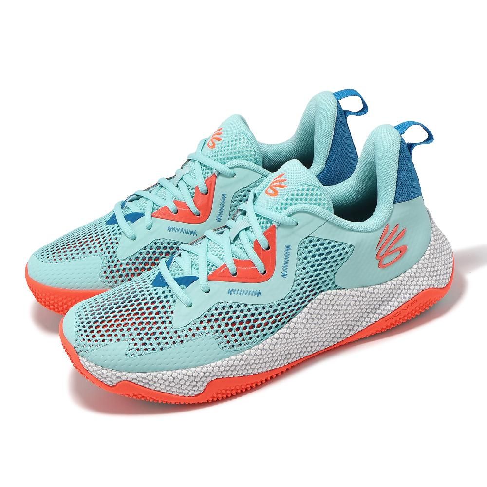 Under Armour  安德瑪 籃球鞋 Curry HOVR Splash 3 男鞋 藍 Neo Turquoise Beta UA 3026899300