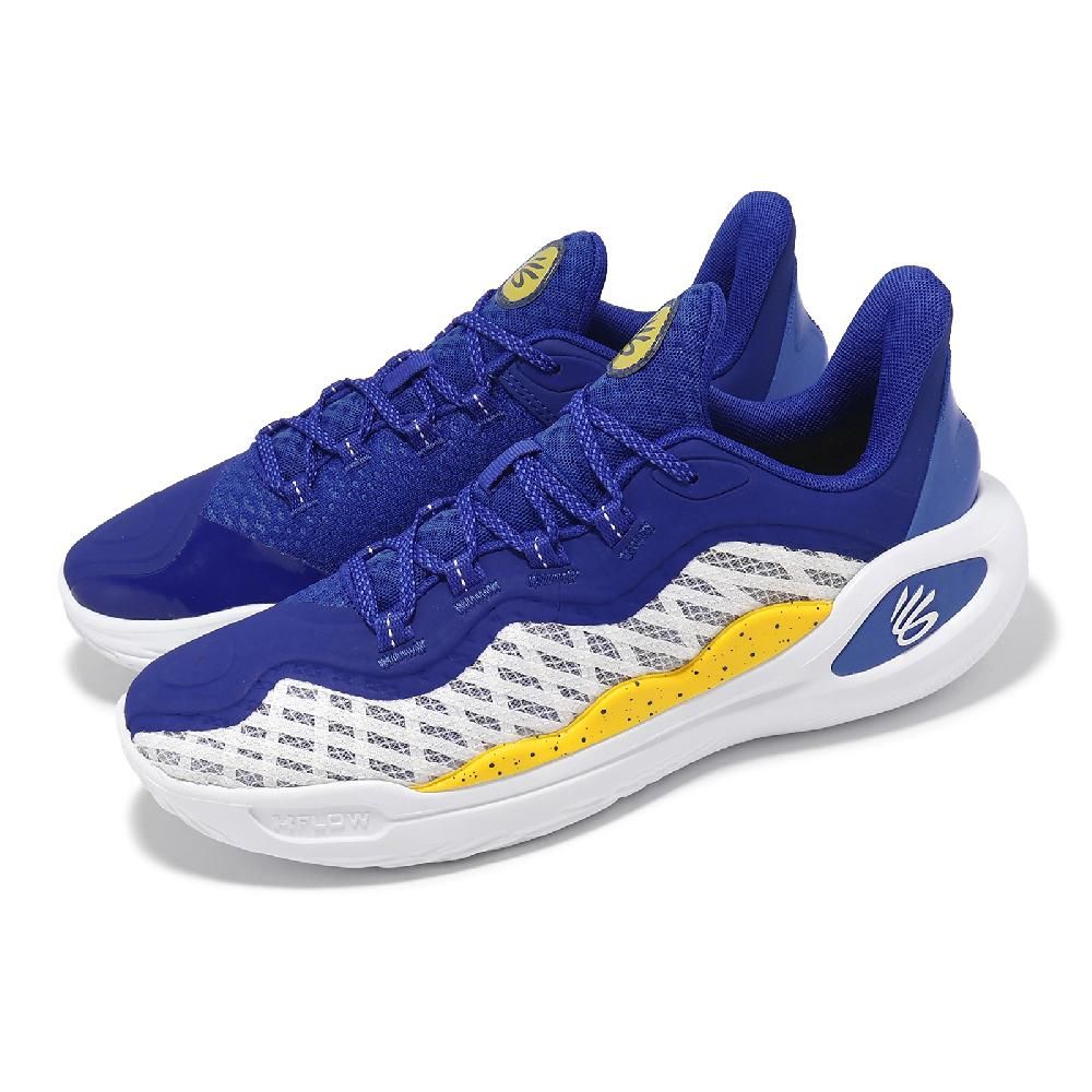 Under Armour  安德瑪 籃球鞋 Curry 11 DUB 男鞋 藍 黃 Dub Nation 金洲勇士 咖哩 運動鞋 UA 3026615100