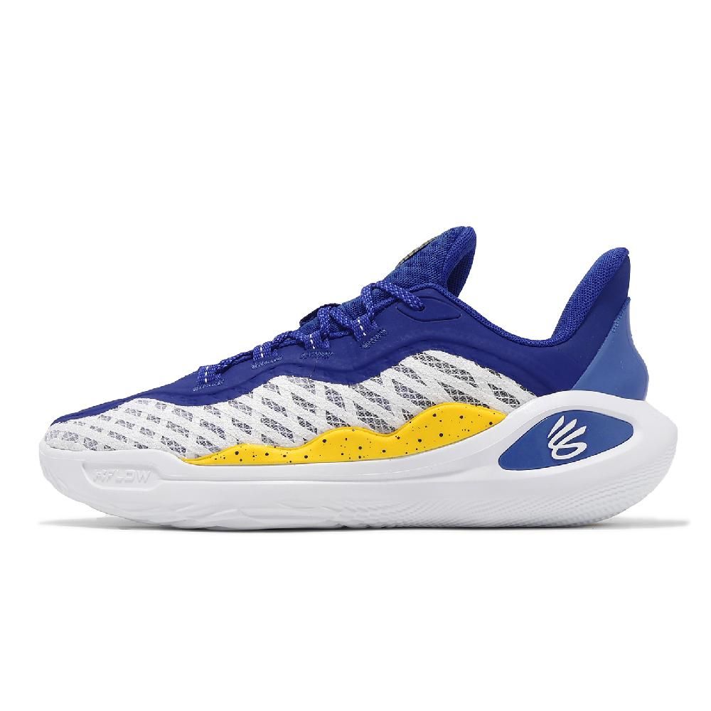 Under Armour  安德瑪 籃球鞋 Curry 11 DUB 男鞋 藍 黃 Dub Nation 金洲勇士 咖哩 運動鞋 UA 3026615100