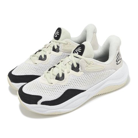 Under Armour Under Armour 安德瑪 籃球鞋 Curry Splash 24 AP SDE 男鞋 米白 黑 緩衝 咖哩 運動鞋 UA 3028193100