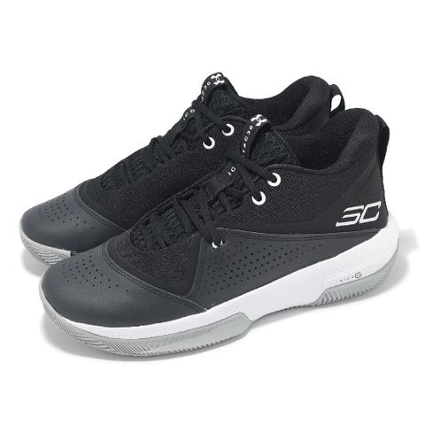 Under Armour Under Armour 安德瑪 籃球鞋 SC 3Zero IV 男鞋 黑 低筒 緩震 Curry子系列 UA 3023917001