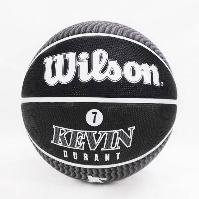 WILSON  NBA Durant [WZ4006001] 籃球 7號 球員 耐磨 橡膠 室外 籃網 黑灰