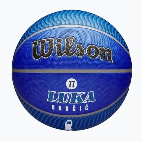 Wilson Nba Luka [WZ4006401XB7] 籃球 7號 球員 耐磨 橡膠 室外 盧卡 獨行俠 藍