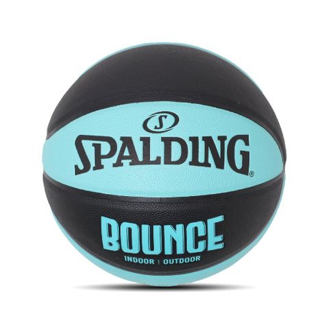 SPALDING 斯伯丁 籃球 Bounce In/Outdoor Basketball 黑 藍綠 合成皮革 室內 室外 7號球  SPB91007