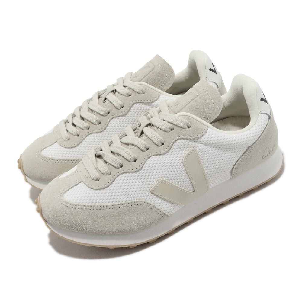 VEJA  休閒鞋 Rio Branco Alveomesh 女鞋 白 灰 麂皮 拼接 經典 運動鞋 RB0102382A