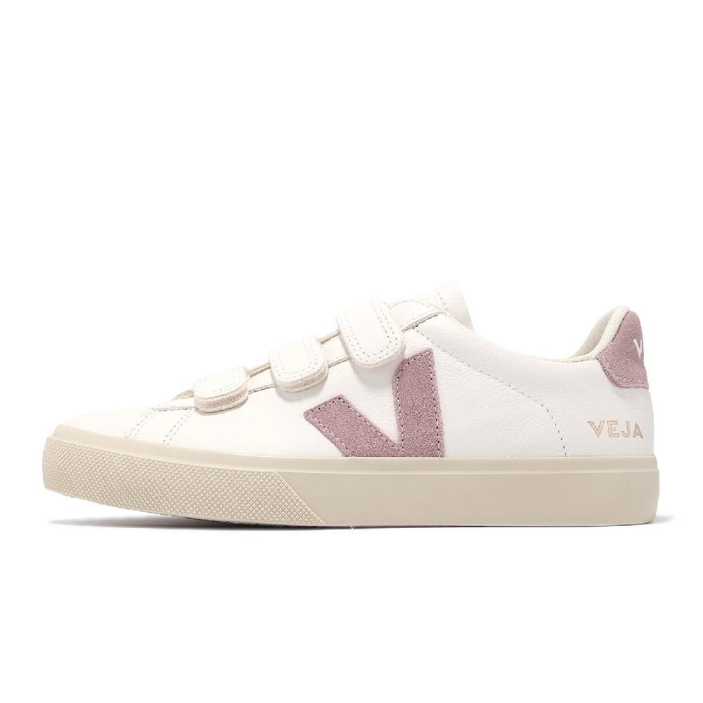 VEJA  休閒鞋 Recife Logo Chromefree Leather 女鞋 白粉 魔鬼氈 經典小白鞋 RC0502931A