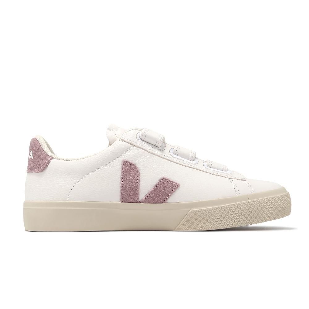 VEJA  休閒鞋 Recife Logo Chromefree Leather 女鞋 白粉 魔鬼氈 經典小白鞋 RC0502931A
