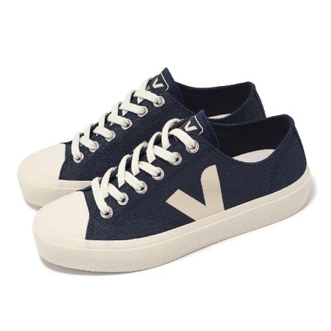 VEJA 休閒鞋 Wata II Low Ripstop 女鞋 藍 白 帆布鞋 經典 厚底 PL1903349A