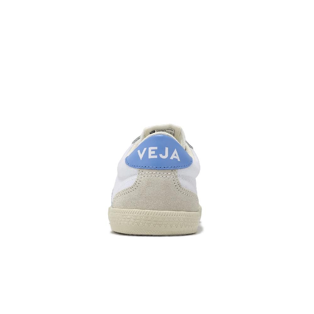 VEJA  德訓鞋 Volley Canvas 女鞋 白 藍 麂皮 帆布 拼接 低筒 休閒鞋 VO0103648A