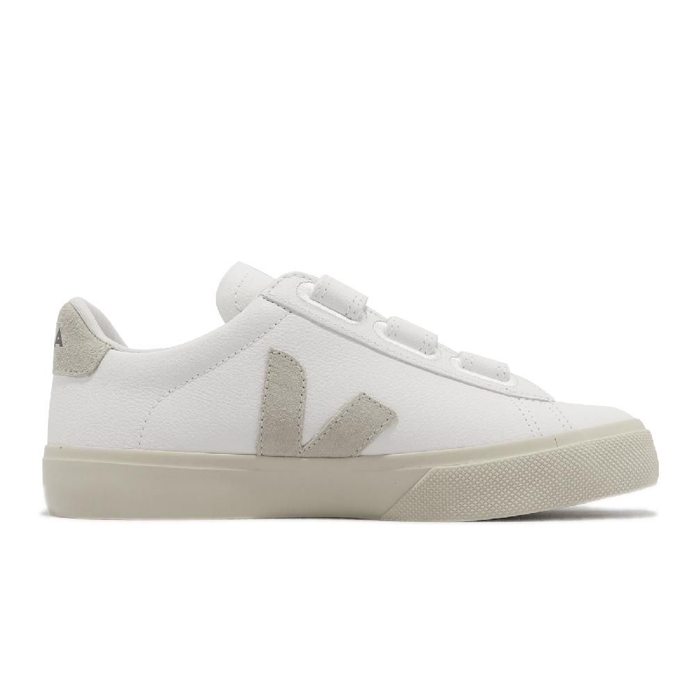 VEJA  休閒鞋 Recife Logo Chromefree Leather 女鞋 白 灰 魔鬼氈 小白鞋 RC0502919A