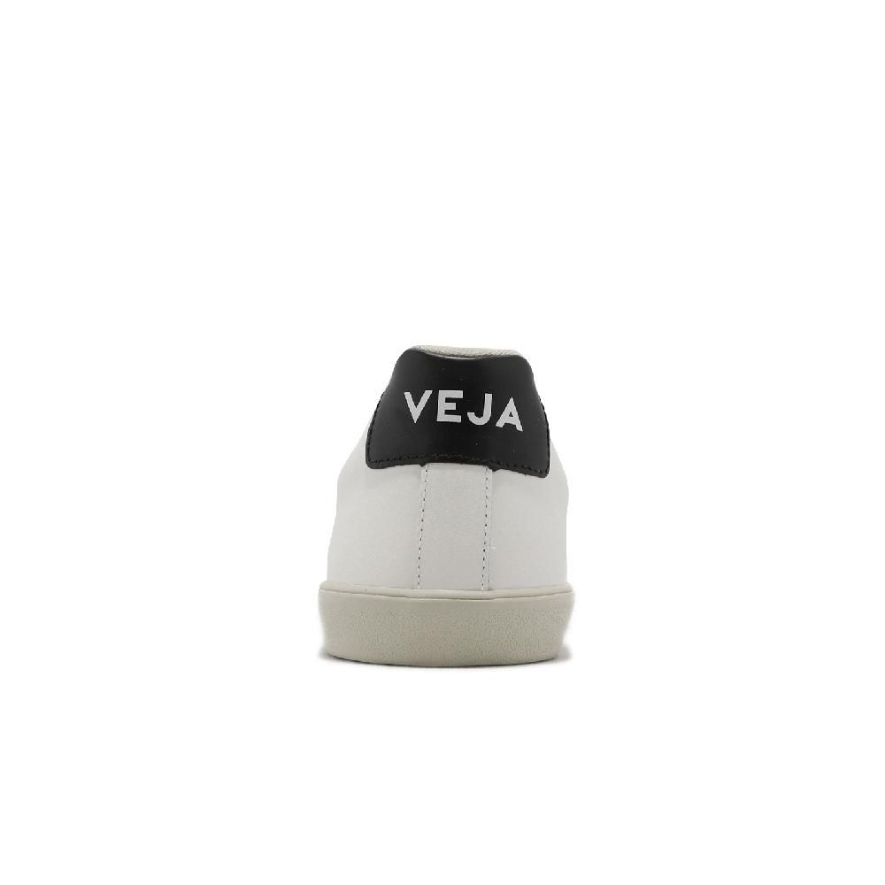 VEJA  休閒鞋 Esplar Logo Leather 女鞋 白 黑 皮革 法國小白鞋 奶油底 百搭款 EO0200005A