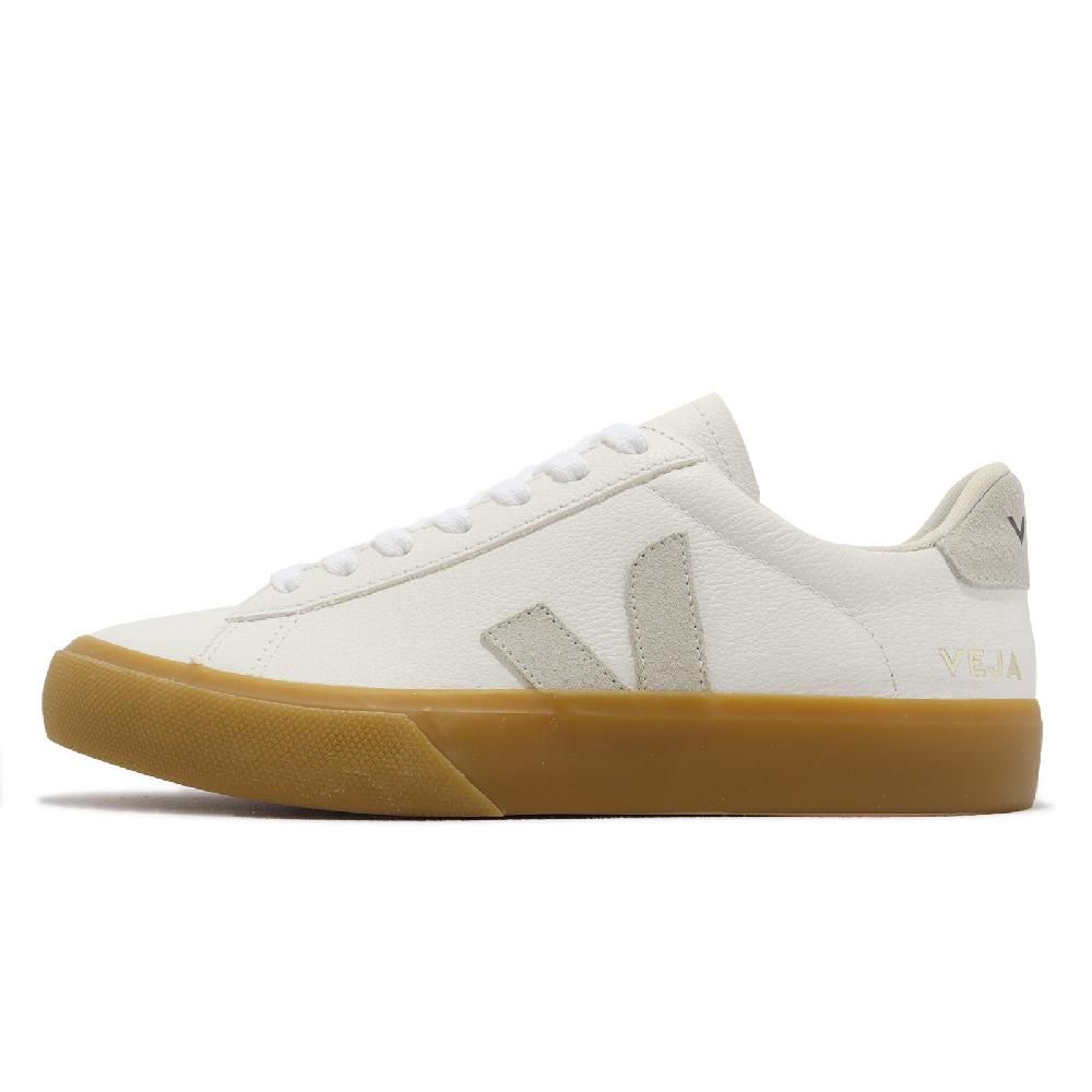 VEJA  休閒鞋 Campo Chromefree Leather 女鞋 白 灰 皮革 小白鞋 膠底 經典款 CP0503147A