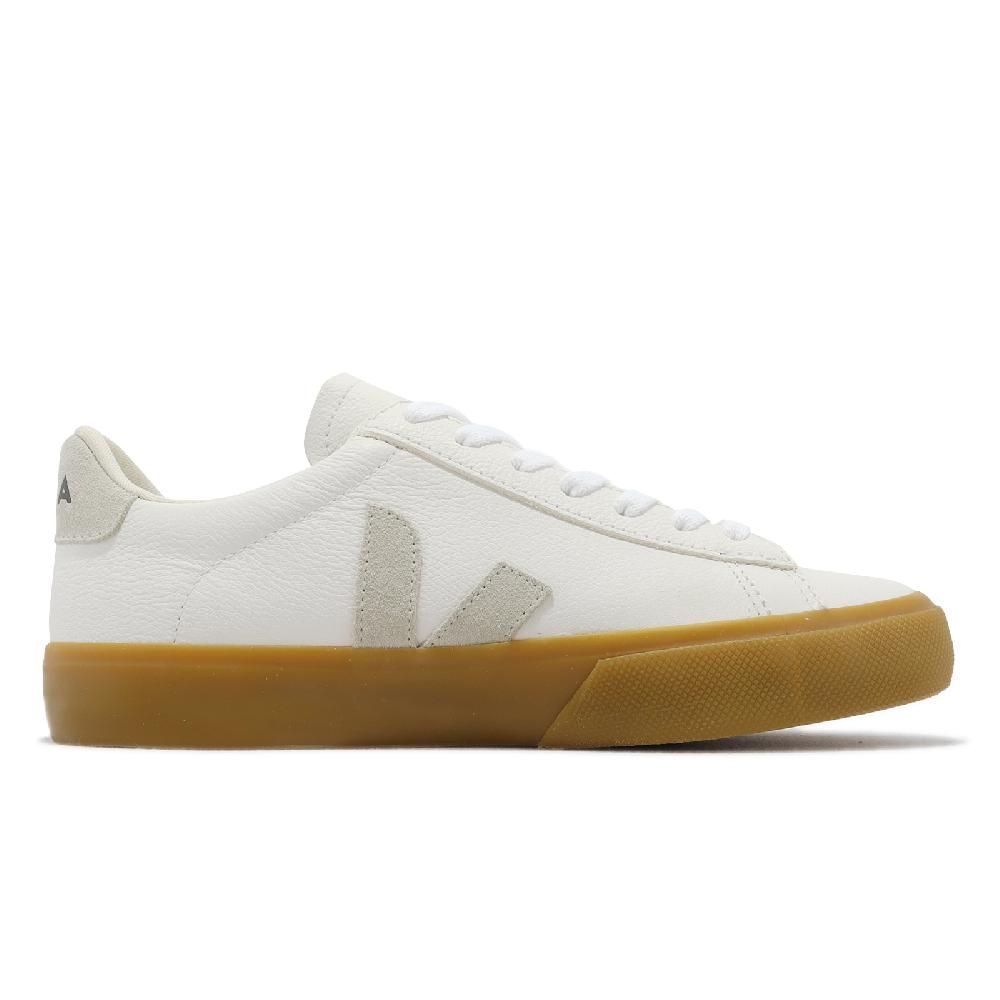 VEJA  休閒鞋 Campo Chromefree Leather 女鞋 白 灰 皮革 小白鞋 膠底 經典款 CP0503147A