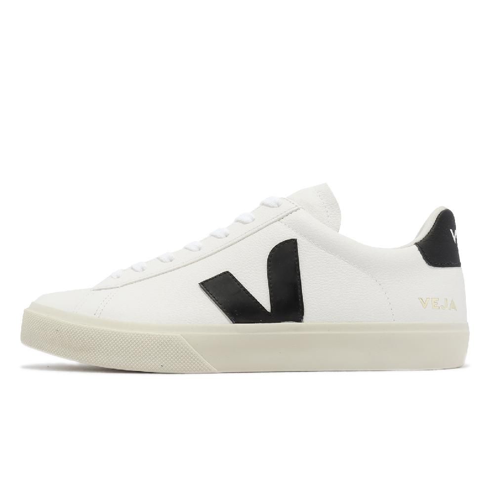 VEJA  休閒鞋 Campo Chromefree Leather 男鞋 白 黑 奶油底 法國小白鞋 百搭 CP0501537B