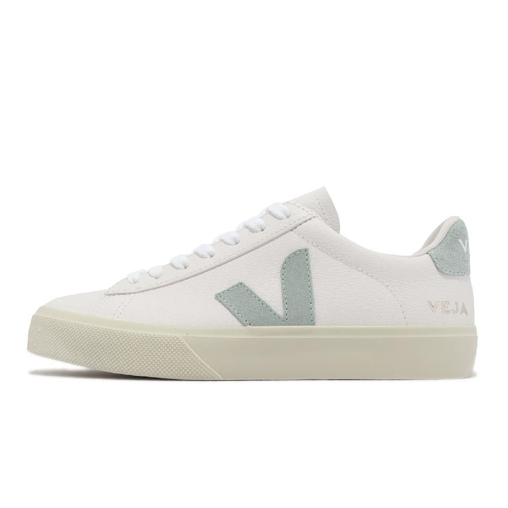 VEJA  休閒鞋 Campo Chromefree Leather 女鞋 白 水藍 奶油底 小白鞋 CP0502485A