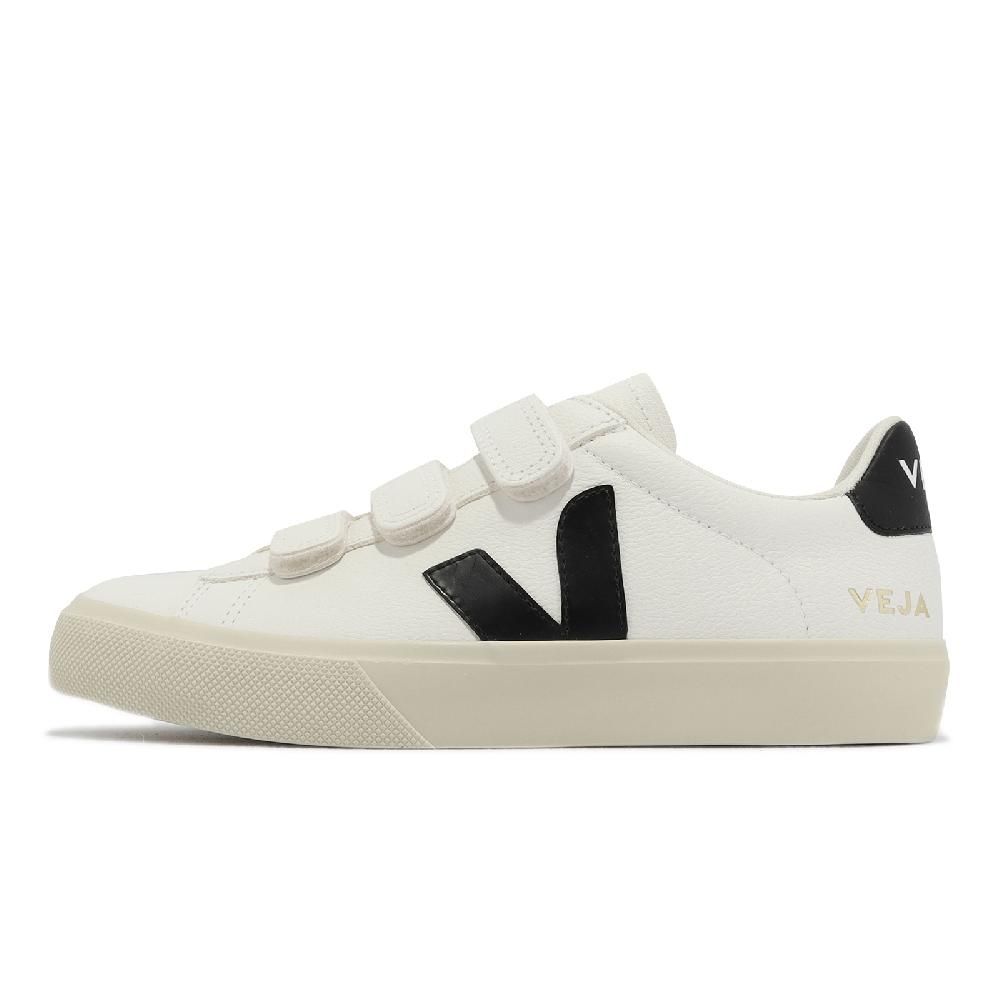 VEJA  休閒鞋 Recife Logo Chromefree Leather 女鞋 白 黑 法國小白鞋 皮革 魔鬼氈  RC0502790A