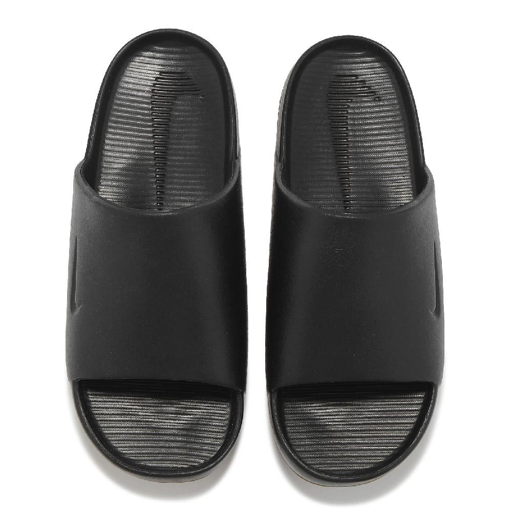 NIKE 耐吉 拖鞋 Calm Slide 男鞋 女鞋 黑 膠底 微厚底 踩屎感 運動拖鞋 舒適 Q彈 FD4116-003