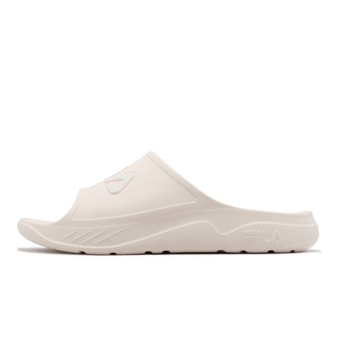 Fila PLUMPY SLIDE Slipper 男鞋 女鞋 運動拖鞋 米白色-4S334W771