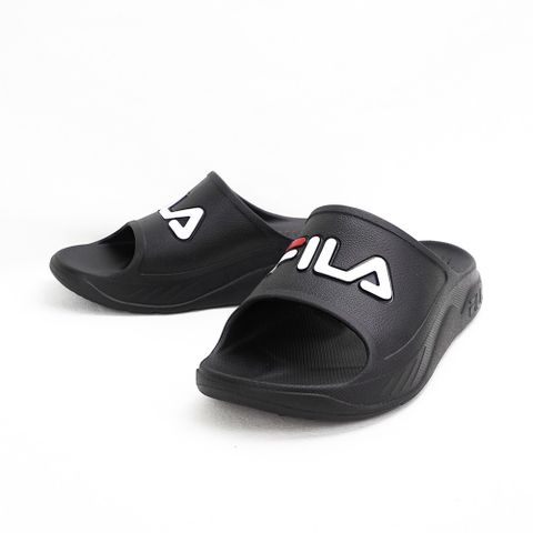 Fila Fila Plumpy Slide Slipper 男鞋 女鞋 運動拖鞋 黑色-4-S334W-001